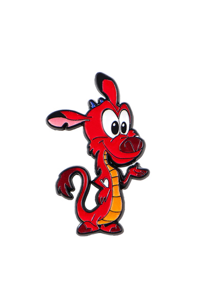 Choice 1 Red Dragon Enamel Pin Cartoon Brooch For Coat Women's Brooches Fashi...
