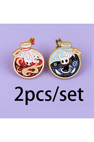 Choice 2pcs 2pcs Game Enamel Pin Cartoon Bottle Brooch For Coat Backpack Pins...