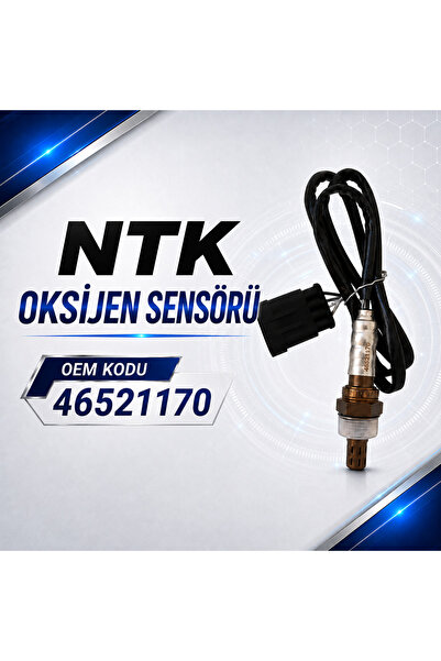 NTK Marka Fiat Marea Palio Stilo Uyumlu Alt Oksijen Sensörü 46521170 82 cm Ka...