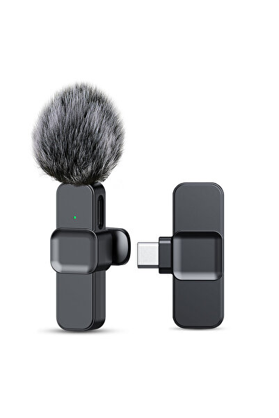 Choice 1mic for Type-C New Pink K10 Wireless Lavalier Microphone Plug and Pla...