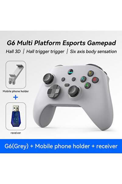 Choice1 Grey-C G6 Mobile Game Controller For Switch/IOS/Andriod/PC Support St...