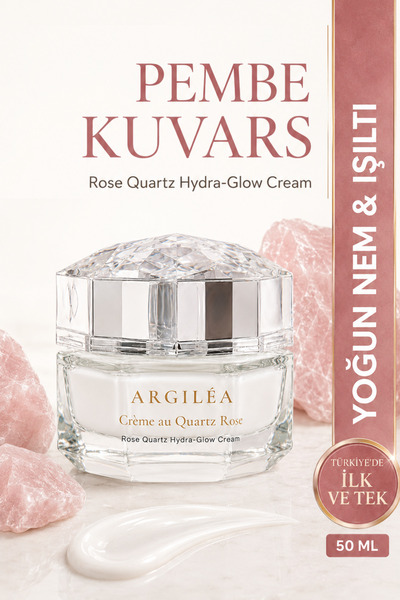 Argilea Pink Quartz Stone Glass Skin Appearance Face Cream |   Intensive Mois...