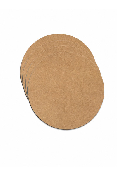 Rapithwin 4 Adet 60Cm Çap 3 Mm (2.7 MM) Ham Mdf Daire Plaka Supla Tabanı