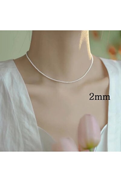 Choice 01 2/3MM Exquisite Pearl Necklace For Women Jewelry On Neck Pearl Bead...