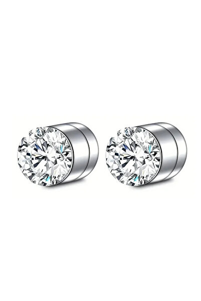 Choice WD012-6mm Style 2 1 Pairs Crystal Strong Magnetic Ear Stud Clip Earrin...