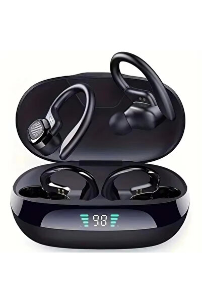 Choice black SP16-Sports Wireless Earphones BT over Ear Buds with Earhooks Sp...