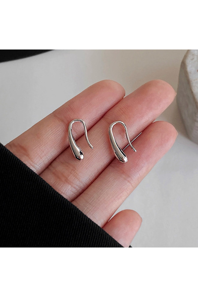 Choice 01 silver New Simple Water Drop Shape Earrings for Women Simple Temper...