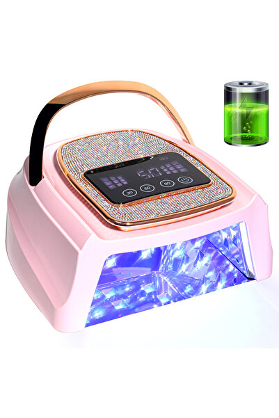 Choice5 EU Pink Rechargeable UV LED Nail Lamp 30 LED Gel Nail Polish Dryer Pr...