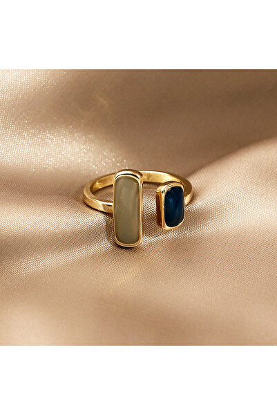 Choice 01 New Adjustable Colorful Drip Glaze Ring Women Fashion Retro Geometr...
