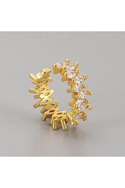 Choice gold A Girl 1Pcs Horse Eye Zircon Earcuff Clips On Earring for Women G...