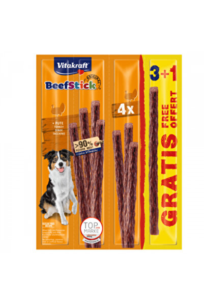 Vitakraft RECOMPENSA CAINE BATON CURCAN BEEFSTICK 3+1 48GR