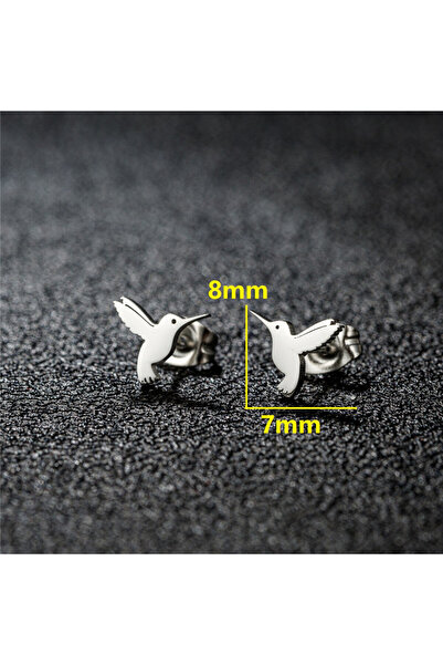 Choice Silver Color 384 Stainless Steel Swallow Small Earrings Multiple Littl...