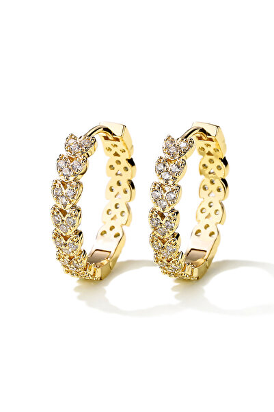 Choice Gold Color ZAKOL Elegant Micro Paved Zircon Big Hoop Earring for Women...