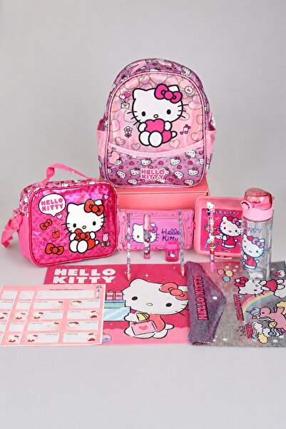 Hello Kitty TEK BÖLMELİ KÜÇÜK BOY 32 CM HELLO KITTY ANAOKUL,BESLENME VE KALEM...