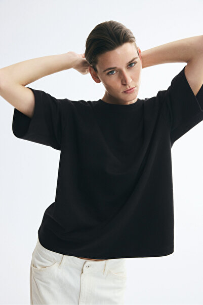 H&M İnterlok Tişört