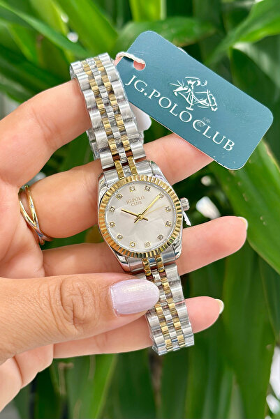JG. Polo Club Orijinal Çelik Kasa Çelik Kordon Su Geçirmez 2 Yıl Garantili Ka...