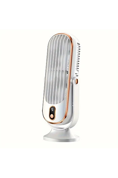 Choice1 WHITE Desktop Portable Small Fan With High Wind Power, Usb Rechargeab...