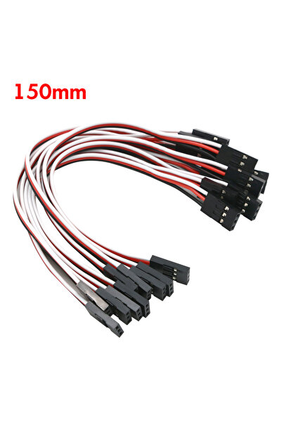Choice 150MM 10pcs 100mm 150MM 200MM 300MM 500MM Servo Extension Cord Male to...