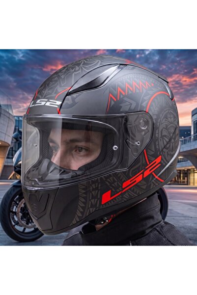LS2 Rapid 2 Takaroa Motosiklet Kapalı Kask ECE 22.06 Sertifikalı Alc Motosiklet