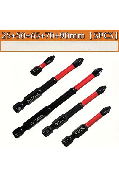 Choice 5pcs 5pcs Magnetic Non-Slip Drill Bit Set | S2 Steel, Suitable for Ele...