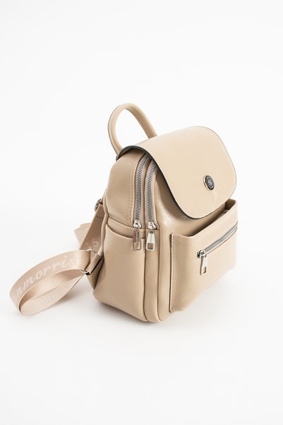 Sanmorris Women's Faux Leather, Medium Size Multi-Compartment, Zippered, Stylish and Convenient Backpack Sand Mat