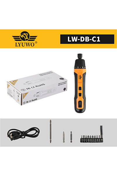 Choice EU LW-DB-C1 LYUWO Mini Wireless Electric Screwdriver, Rechargeable 130...