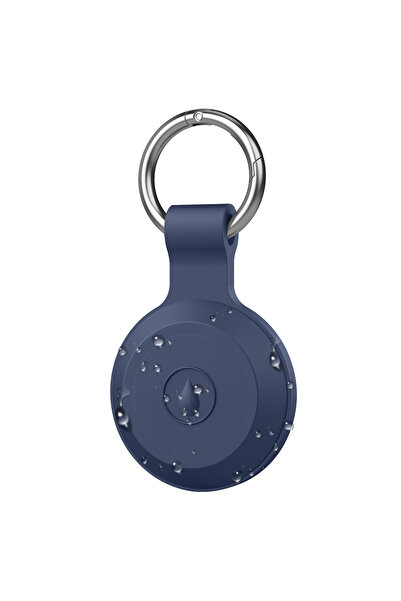 Choice Midnight Blue Silicone Case For Apple Airtag Cover 360° Waterproof Dog...