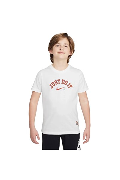 Nike K NSW TEE JDI SSNL FZ5131-100 Λευκό