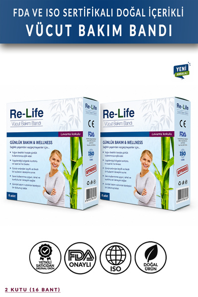 Relife Detoks Ayak Bandı 2 Kutu (16 BANT) Detox Bant