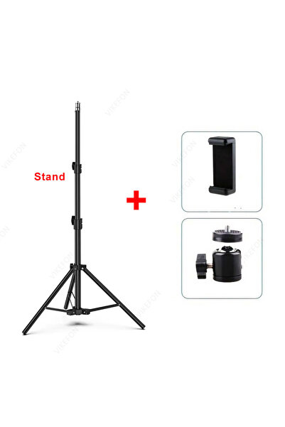 Choice1 With Clamp Foldable 56cm-160cm Extendable Mobile Phone Stand Holder L...