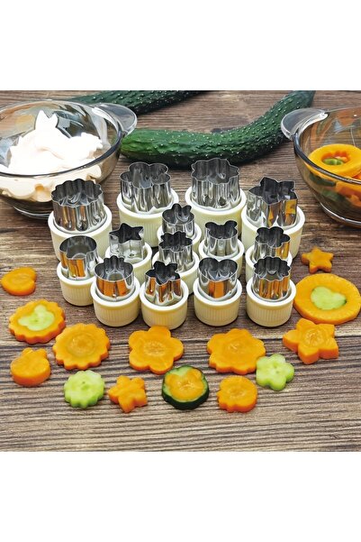 Choice 5-piece set B style white 4/5/10/14 Piece Stainless Steel Vegetable an...