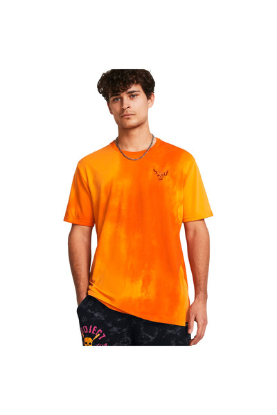 Under Armour PJT RCK SUN WSH GRPHIC SS 1383297-810 Πορτοκαλί