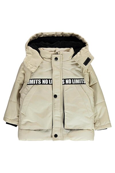 Civil Boys 2-5 Years Old Boy Hooded Coat - Stone