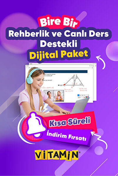 Vitamin Lgs Dijital 8. Sınıf Lgs Tüm Dersler Sınava Hazırlık Seti-8.000 Soru ...
