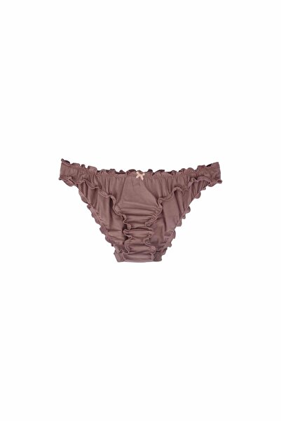 Dominant Kadın Çamaşır Pamuklu Renkli FIRFIRLI BİKİNİ Külot 4'lü Paket