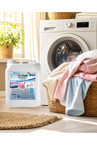 Medeyatech Detergent Gel Premium Lichid de Rufe 5L, Flori de Primavara, Curat...