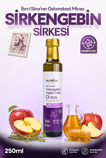 Nutriful İbni Sina Sirkengebin Prebiyotik Sirkesi