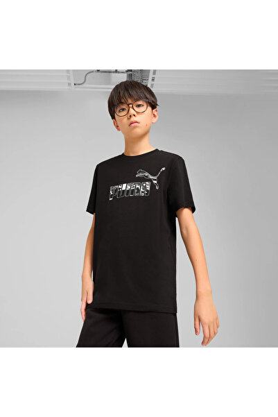 Puma ESS Μπλουζάκι Παραλλαγής B 685138-01 Μαύρο