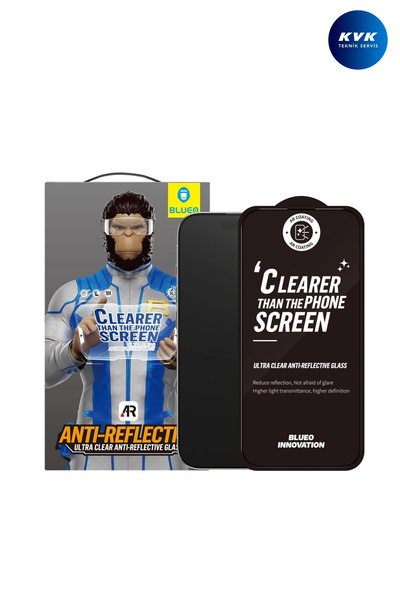 BLUEO Anti-Reflective Samsung S25 Plus Uyumlu Ekrandan Bile Daha Net AR Cam E...