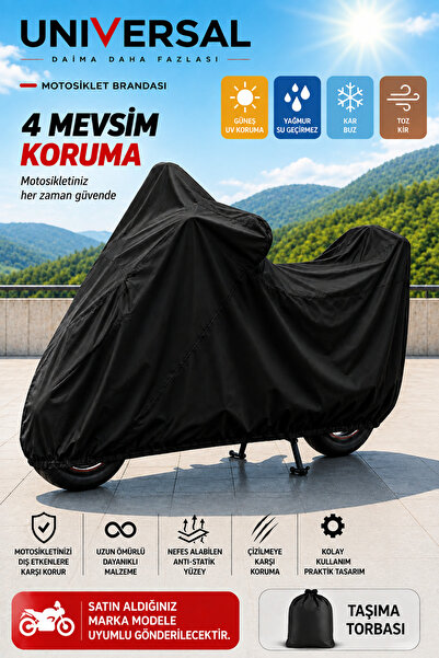 Universal HONDA FORZA 250 ( ARKA ÇANTA UYUMLU ) MOTOR ÇADIRI, MOTOR BRANDASI-...