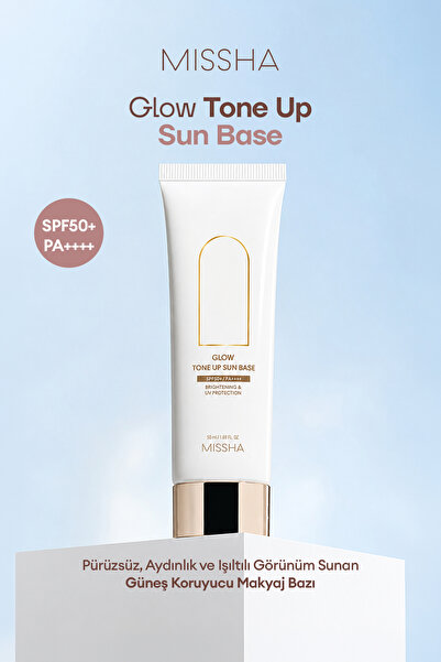 Missha Pürüzsüz, Aydınlık ve Işıltılı Görünüm Sunan Makyaj Bazı 50ml Glow Ton...