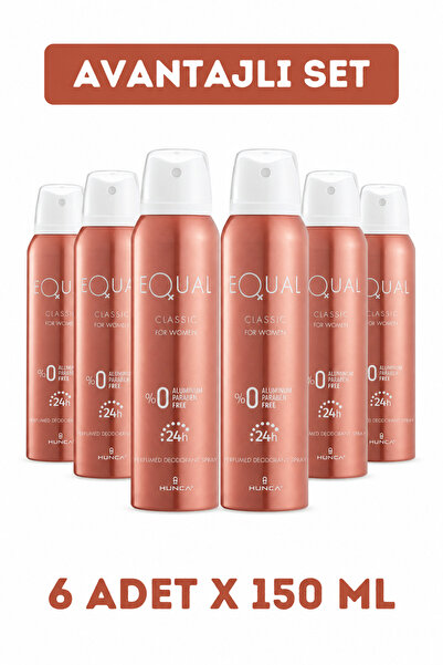 Equal Deo Women 150 ml X 6 Adet