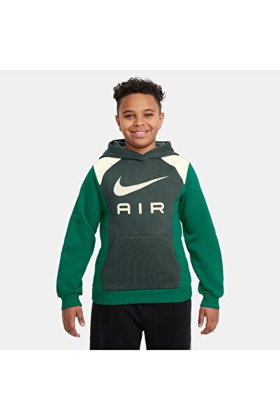 Nike K AIR PO HOODIE FZ4955-338 Πράσινο