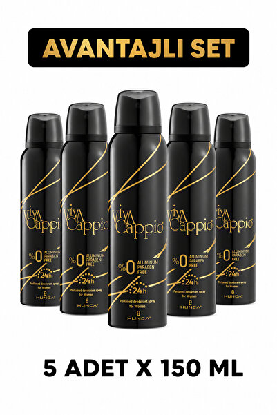 Viva Cappio Viva Deodorant 150ml X 5 Adet