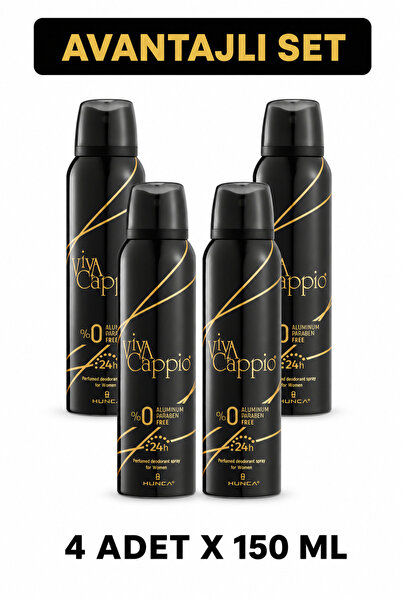 Viva Cappio Viva Deodorant 150ml X 4 Adet