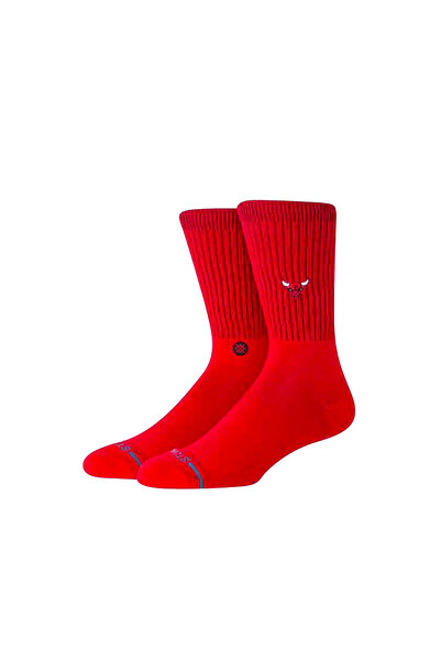 Stance BULLS BADAGED CREW A556D25BBC-RED Κόκκινο