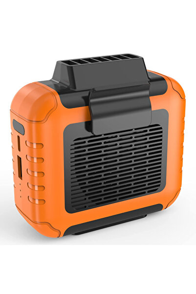 Choice Orange 6000mAH 6000mAh Portable Waist Clip Fan with 24H Working Time,R...