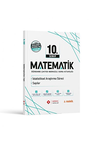 Sonuç Yayınları 10. Sınıf Matematik Set 2026 - 2027 Maarif Modeline Uygun