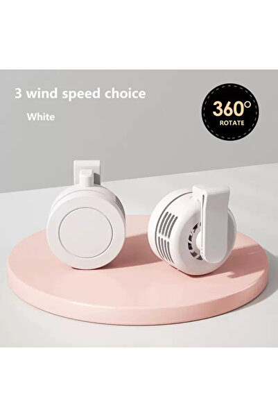 Choice WHITE Mini Clip Neck Waist Air Cooling USB Personal for Outdoor Fishin...