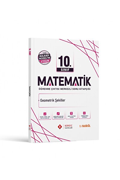 Sonuç Yayınları 10. Sınıf Matematik Set 2026 - 2027 Maarif Modeline Uygun